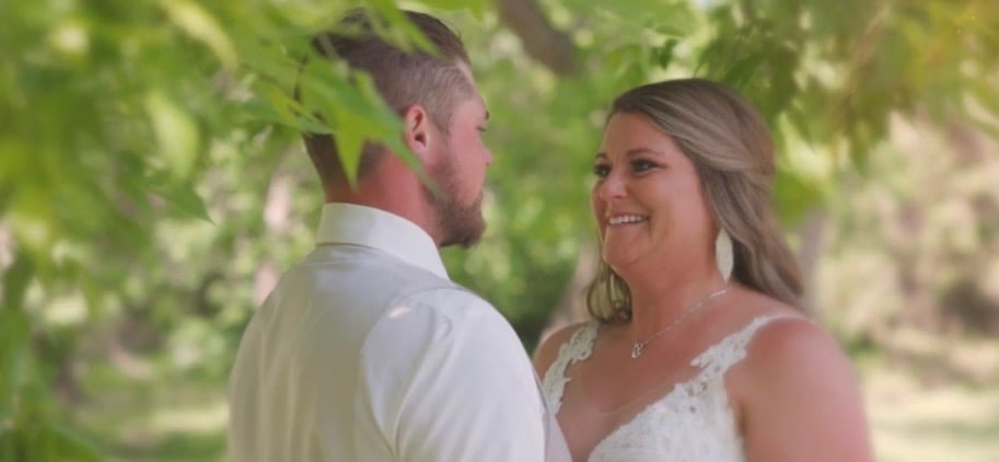 Couple at ceremony