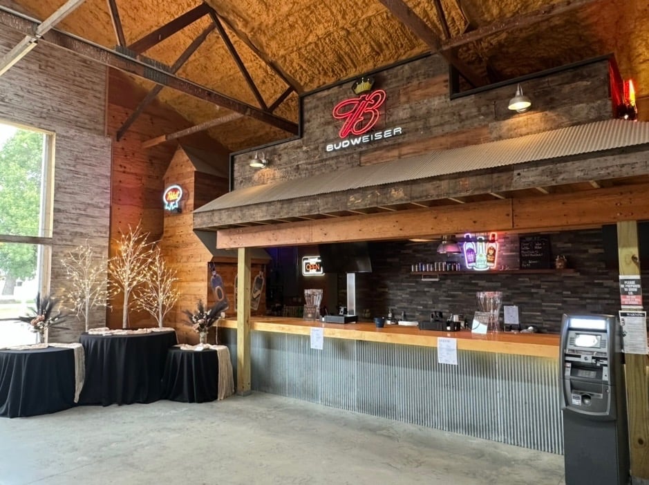 Elegant bar area